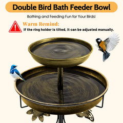 Daoeny close-up of detachable double bowls for easy cleaning and refill convenience