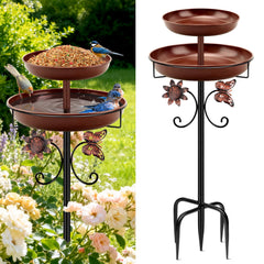 Daoeny front view showing vintage double bowl and elegant profile for garden charm