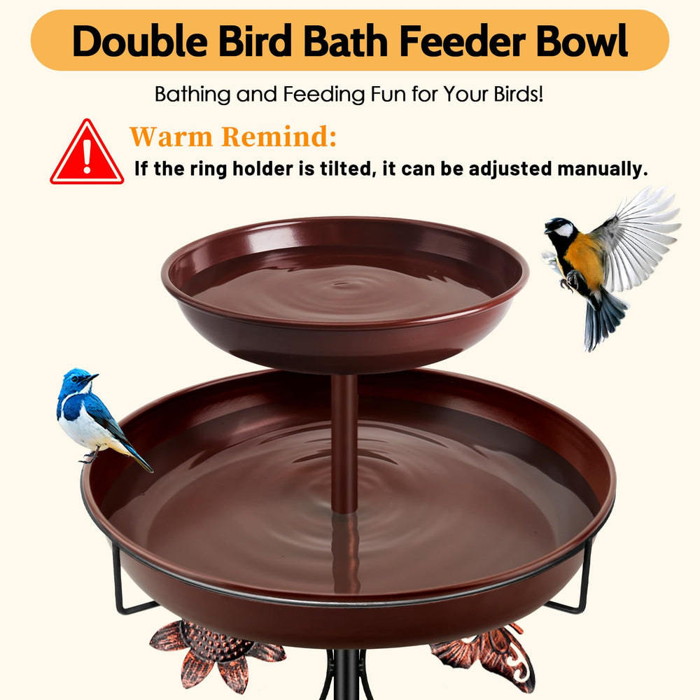 Daoeny close-up of large bowl rim showing depth and durable metal finish benefit