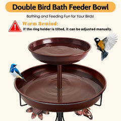 Daoeny close-up of large bowl rim showing depth and durable metal finish benefit