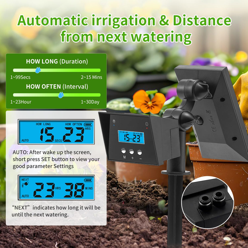 DAOTAILI adjustable dripper close-up delivering precise water flow to roots