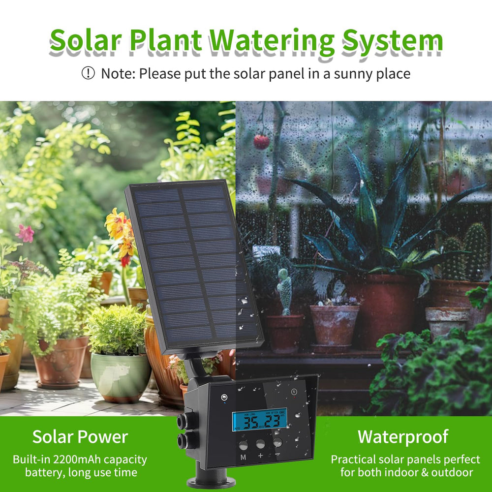 DAOTAILI solar panel with 2200mAh battery charging for dependable off-grid power