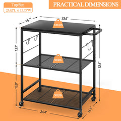 DAOUTIME caster wheels and locks showing mobility and secure positioning benefit