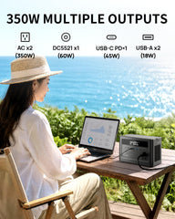 DaranEner 2026 AC outlets close-up providing clean sine-wave power for devices