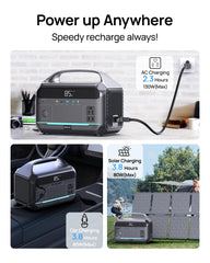 DaranEner inside included carry bag for safer travel and organized storage