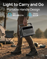 DaranEner powering campsite lights and devices to keep essentials running outdoors