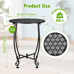 DARCKLE tabletop surface detail highlighting rust-resistant finish and easy cleaning