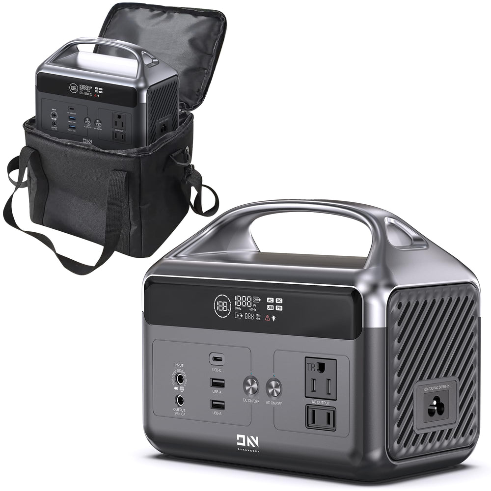 DaranEner front view showing ports and compact design for reliable portable power