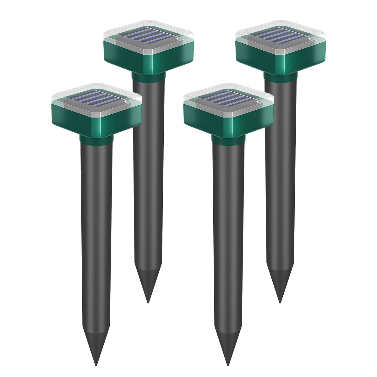 DARUCOT front view of device showing compact stake and housing for easy placement