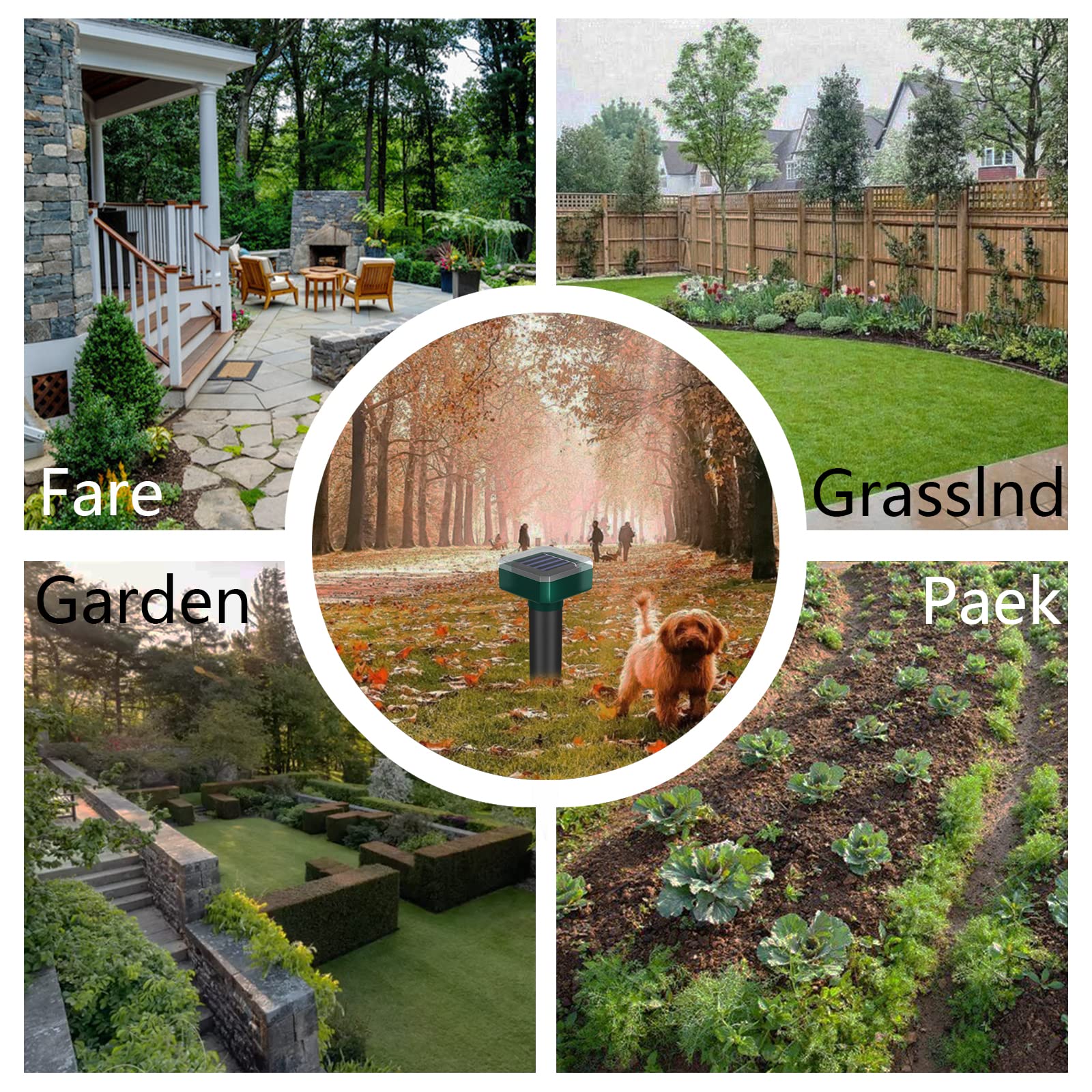 DARUCOT installed in garden protecting plants and keeping deer away effectively