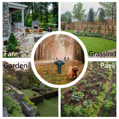 DARUCOT installed in garden protecting plants and keeping deer away effectively