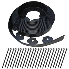 DasTior front view of 60ft edging roll showing compact packaging and ease