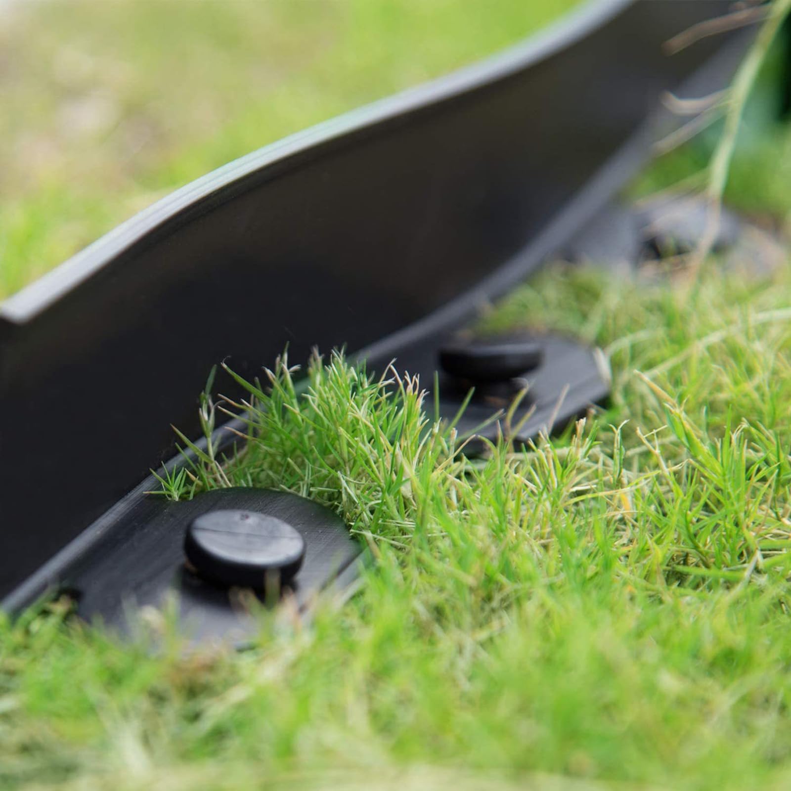 DasTior edging installed on curved path showing clean, defined borders