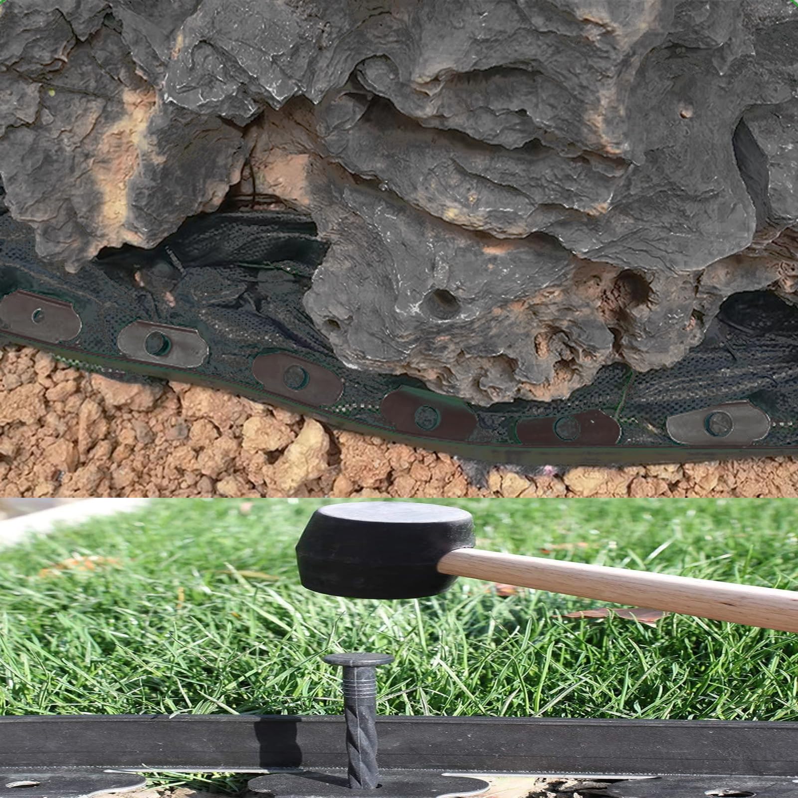 DasTior landscape spikes displayed demonstrating secure anchoring benefit