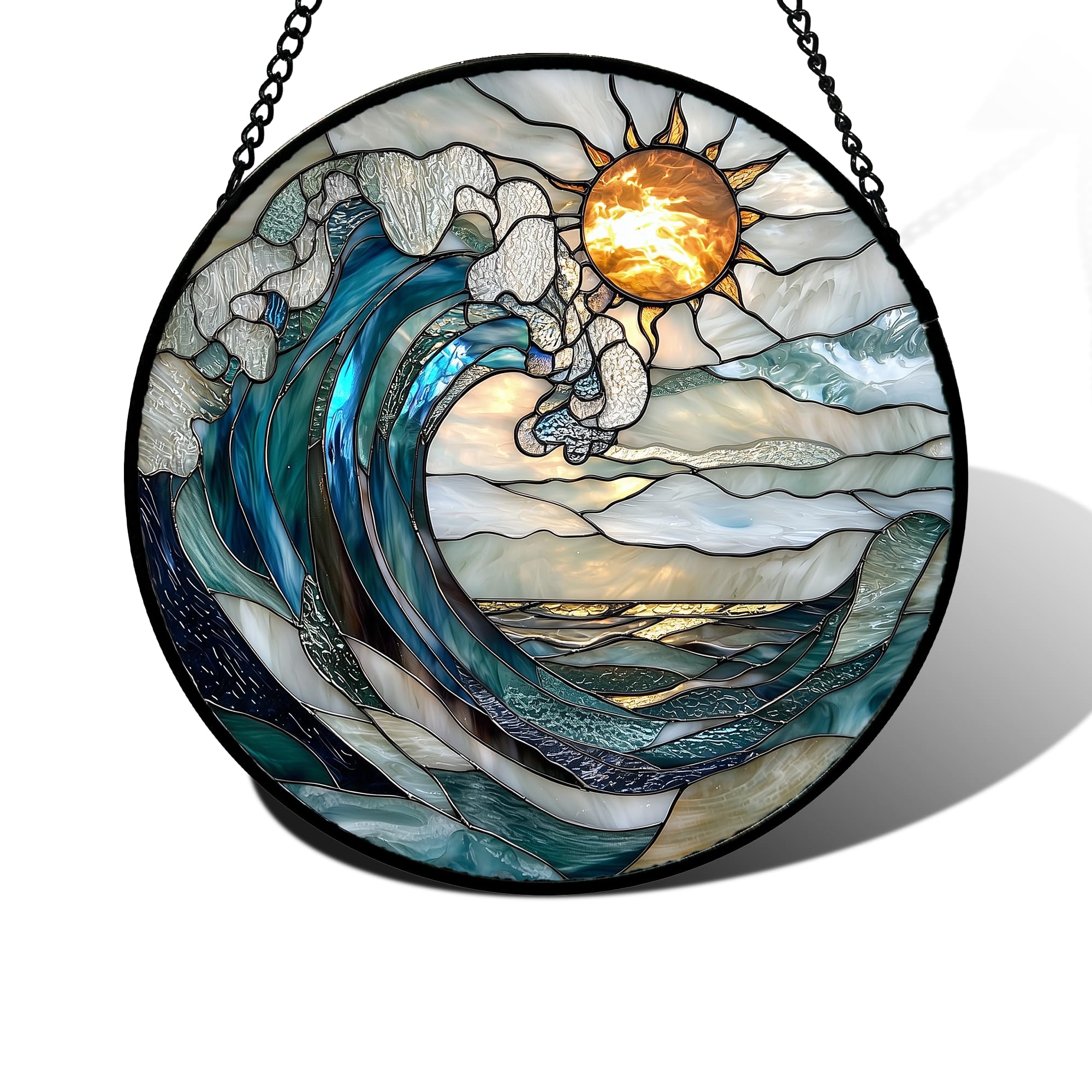 DASTOLL front view showing blue and white waves and bright color