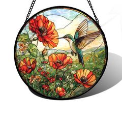 DASTOLL front view showing hummingbirds and orange flowers vibrant color benefit