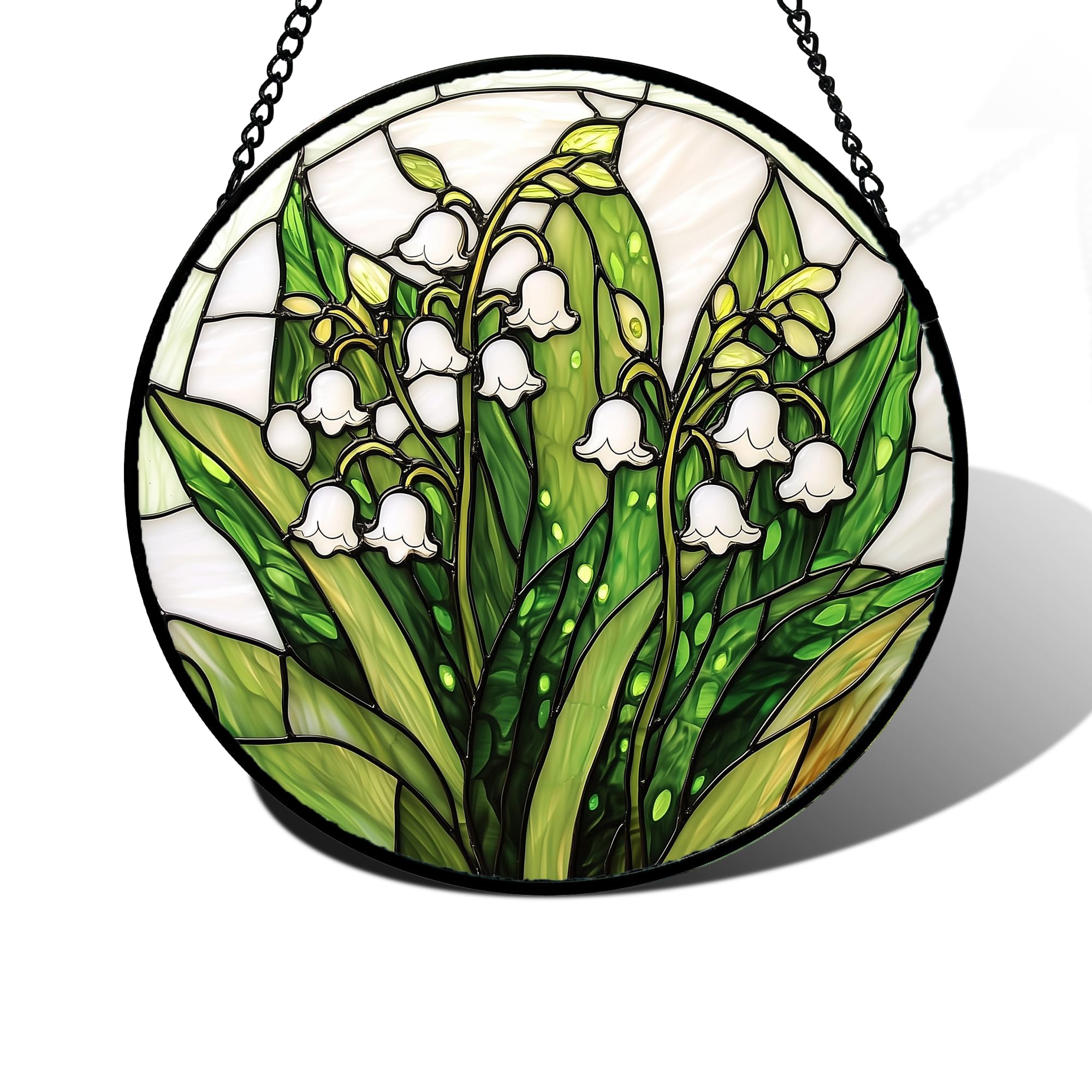 DASTOLL front view of Lily of the Valley panel showing vibrant colors and glow