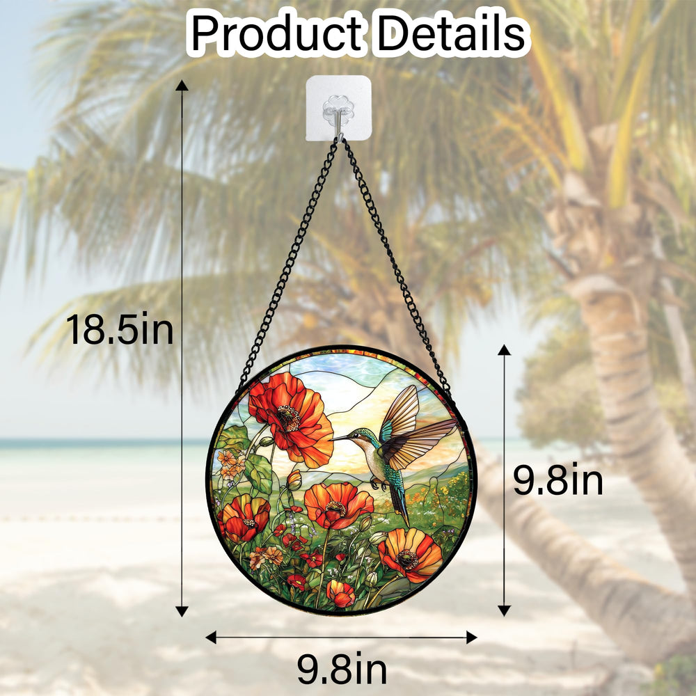 DASTOLL hung near hummingbird feeder enhancing outdoor connection benefit