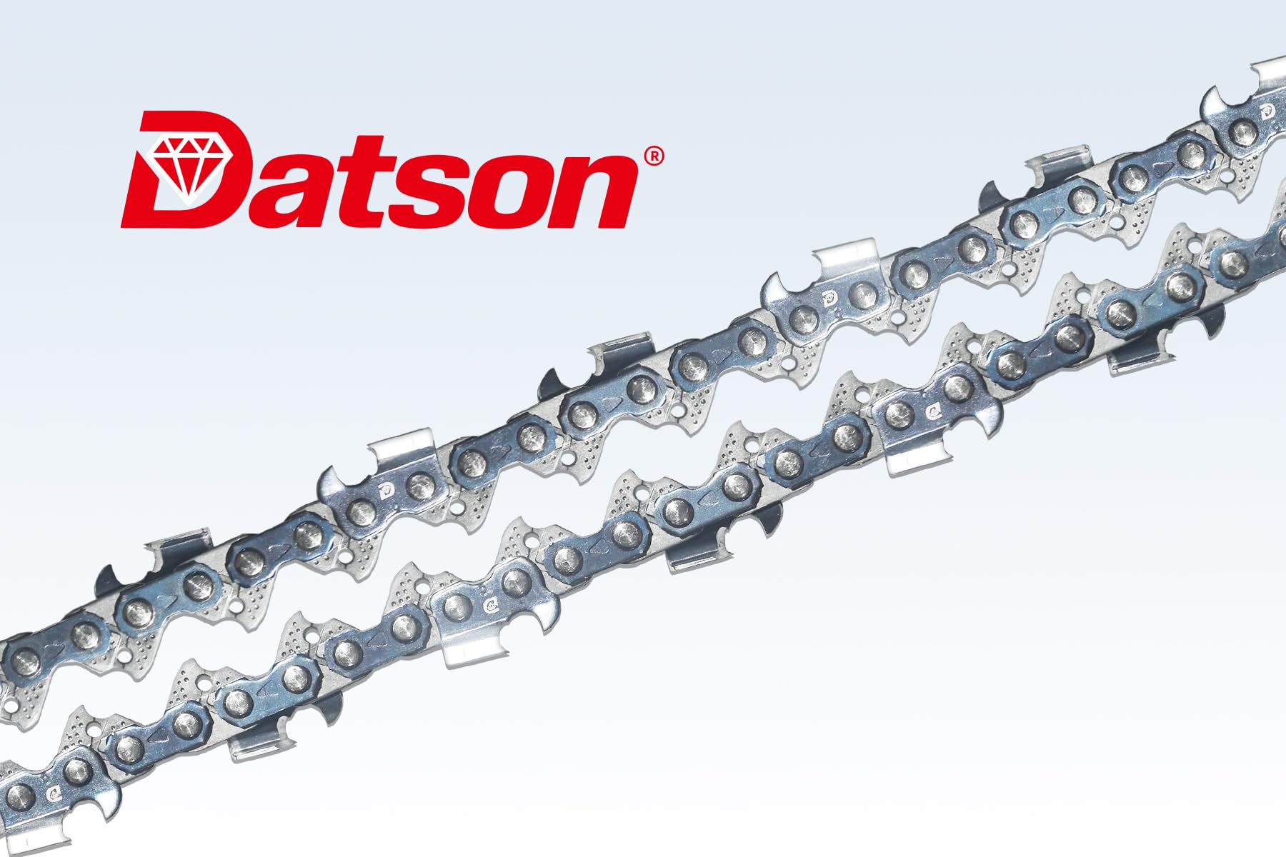 DatsenAAA 16-inch bar next to a 12-inch bar, visualizing cutting capacity