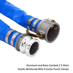 DAVCO close-up of aluminum camlock C fitting showing durable corrosion resistance