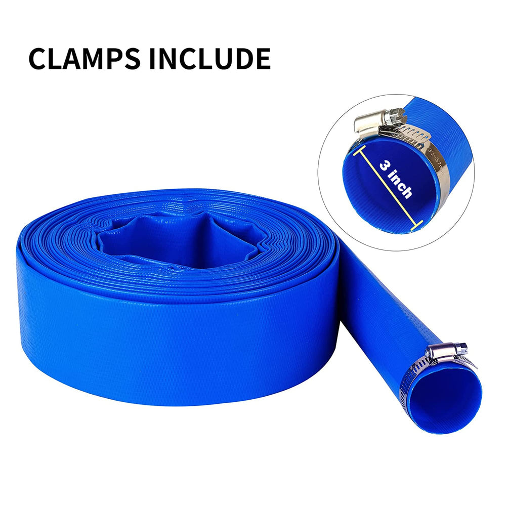 DAVCO hose held by person to show length and handling convenience