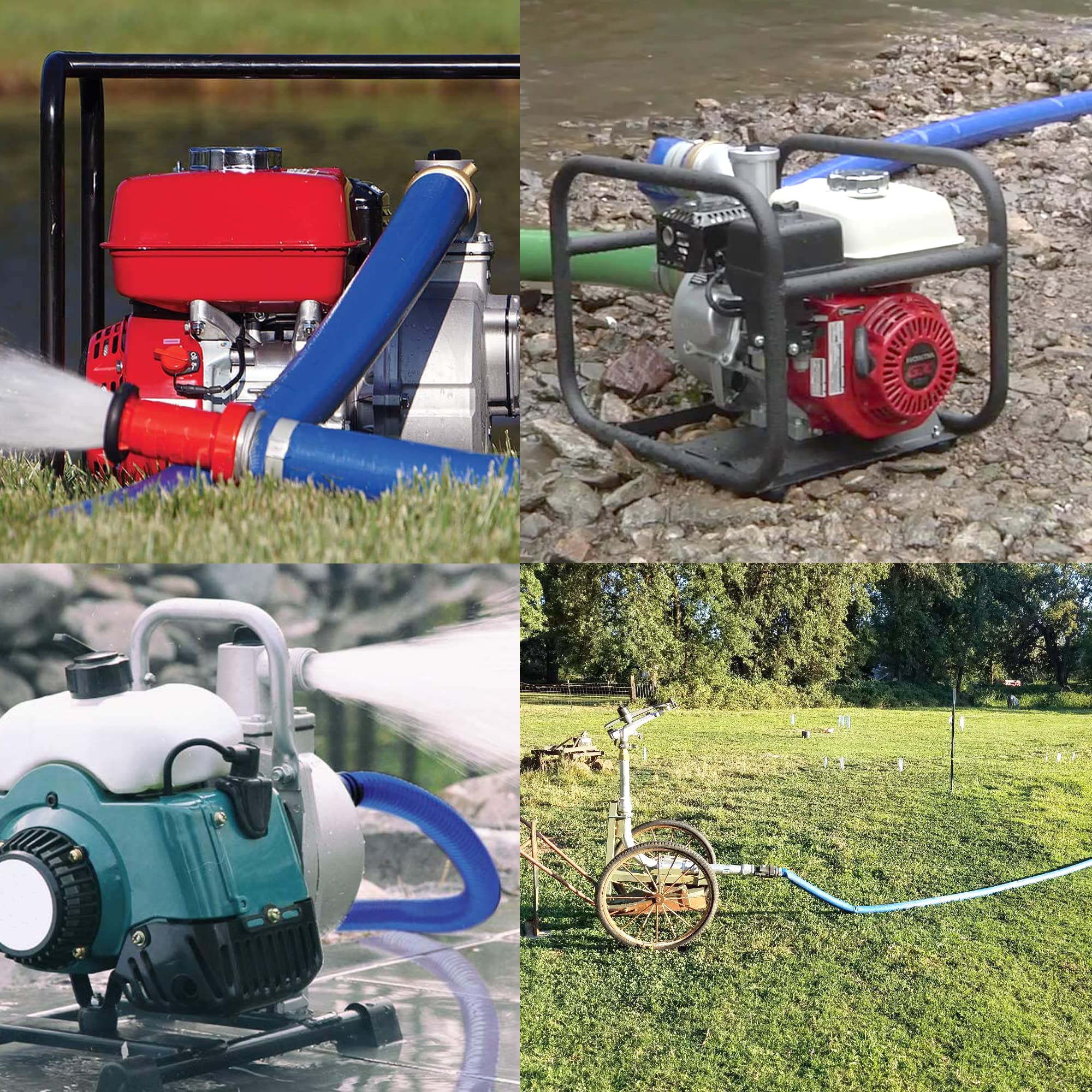DAVCO poolside setup with hose draining water showing all-season outdoor performance benefit