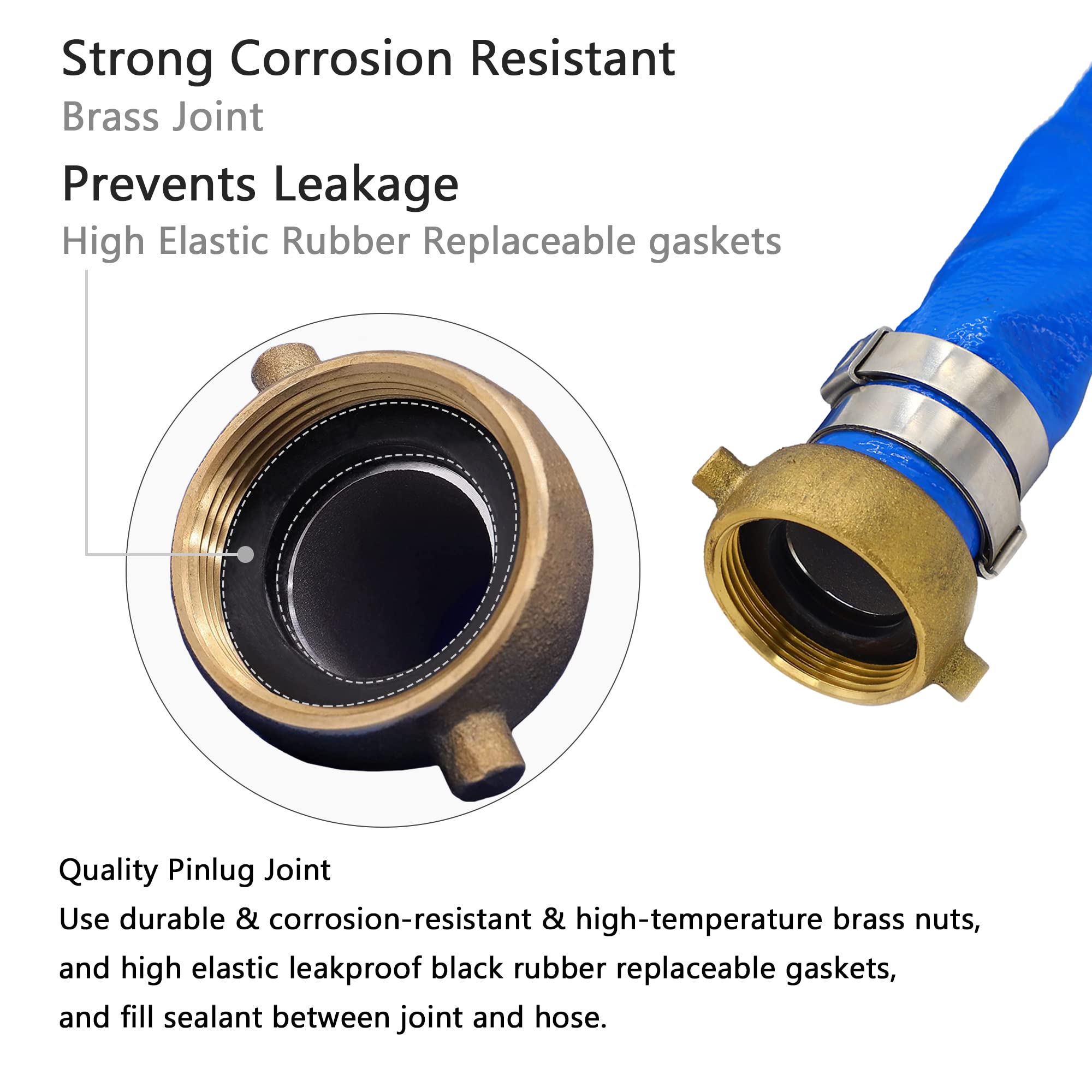 DAVCO cross-section showing polyester reinforcement for burst resistance benefit