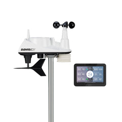 Davis Instruments Vantage Vue console front view showing HD touchscreen for fast readings