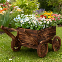 Dawnyard close-up carbonized wood grain highlighting weather resistance