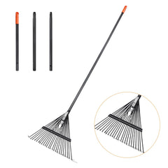 Daxguard front view showing full metal rake head and handle for durable cleanup