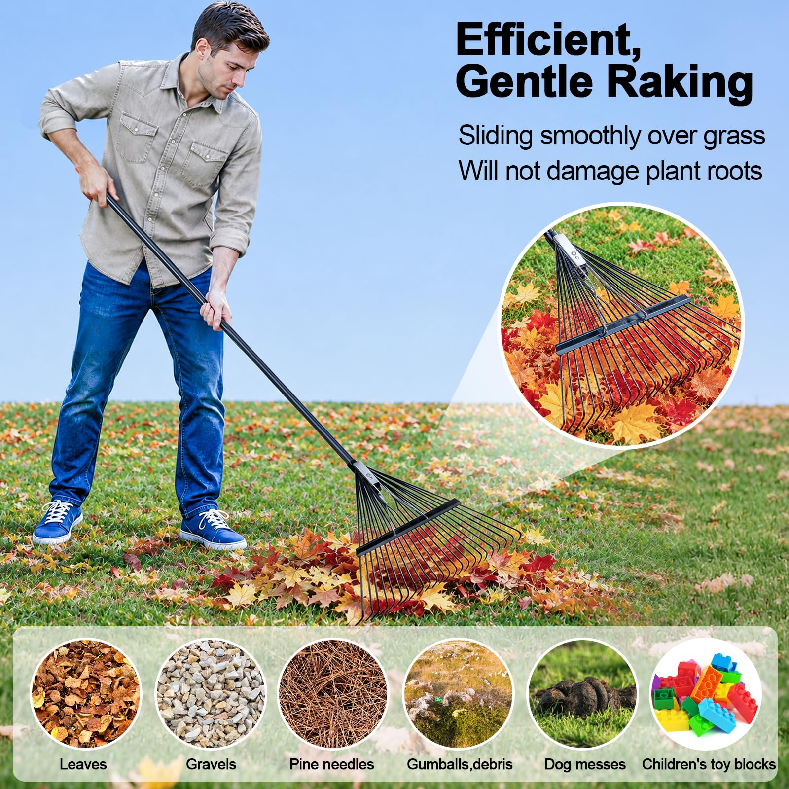 Daxguard lifestyle image of garden cleanup highlighting comfort grip and versatility
