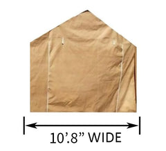 DAY STAR SHADES double-sided zipper close-up for easy access and secure closure