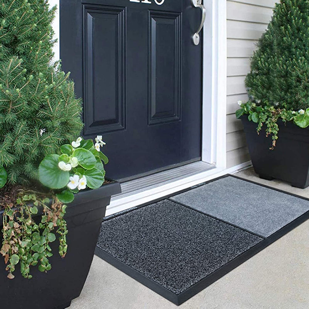 DAYCOM front view entrance mat showcasing clean doorway benefit
