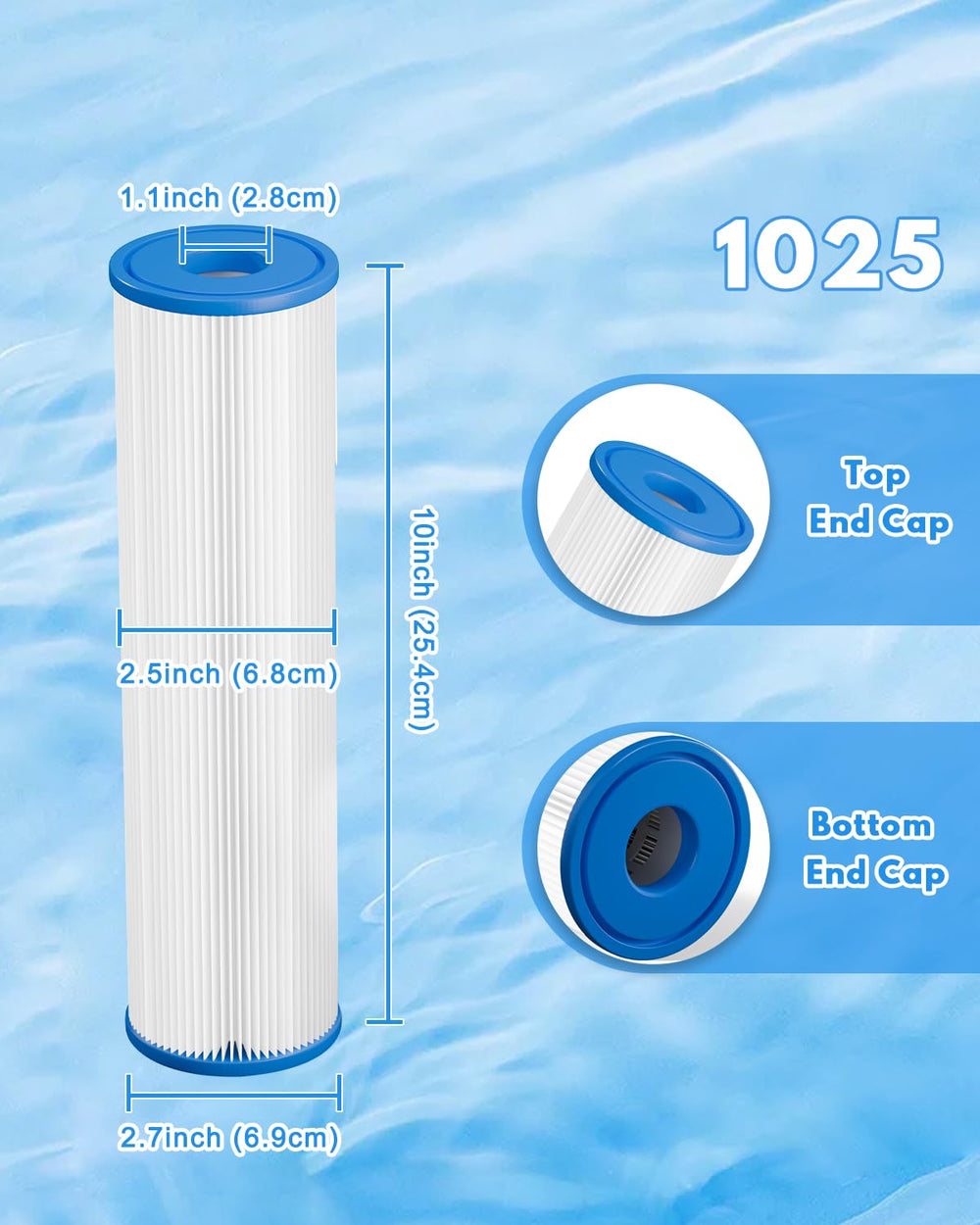 DAYEAR close-up trilobal fiber texture capturing more debris for clearer water