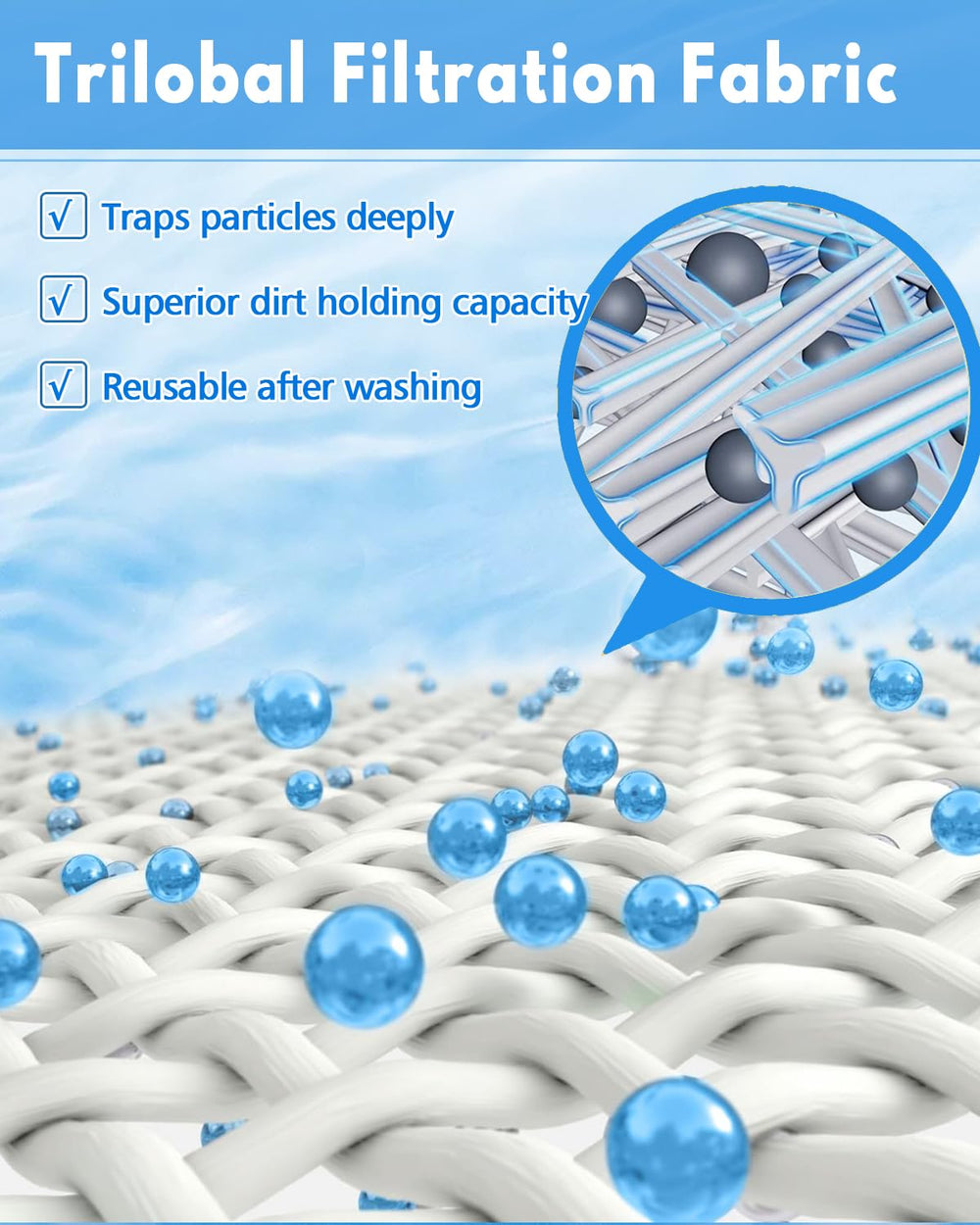 DAYEAR filter beside ruler illustrating 10 inch length for fit verification