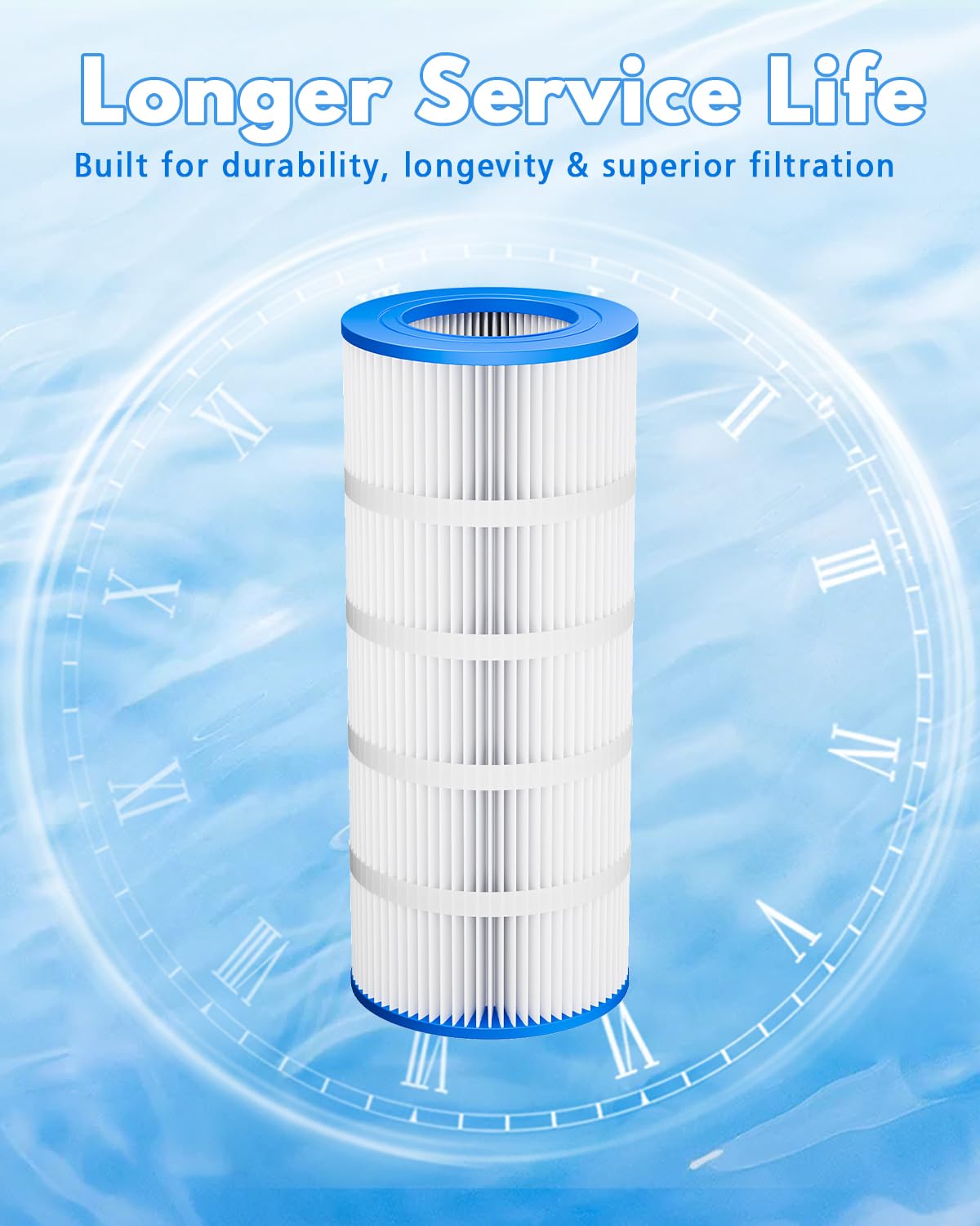 DAYEAR cartridge beside tape measure, conveys exact dimensions for proper fit confirmation