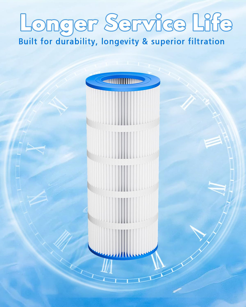 DAYEAR cartridge beside tape measure, conveys exact dimensions for proper fit confirmation