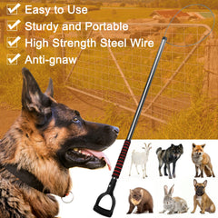 Dayimado in use holding a dog at a safe distance for safer handling