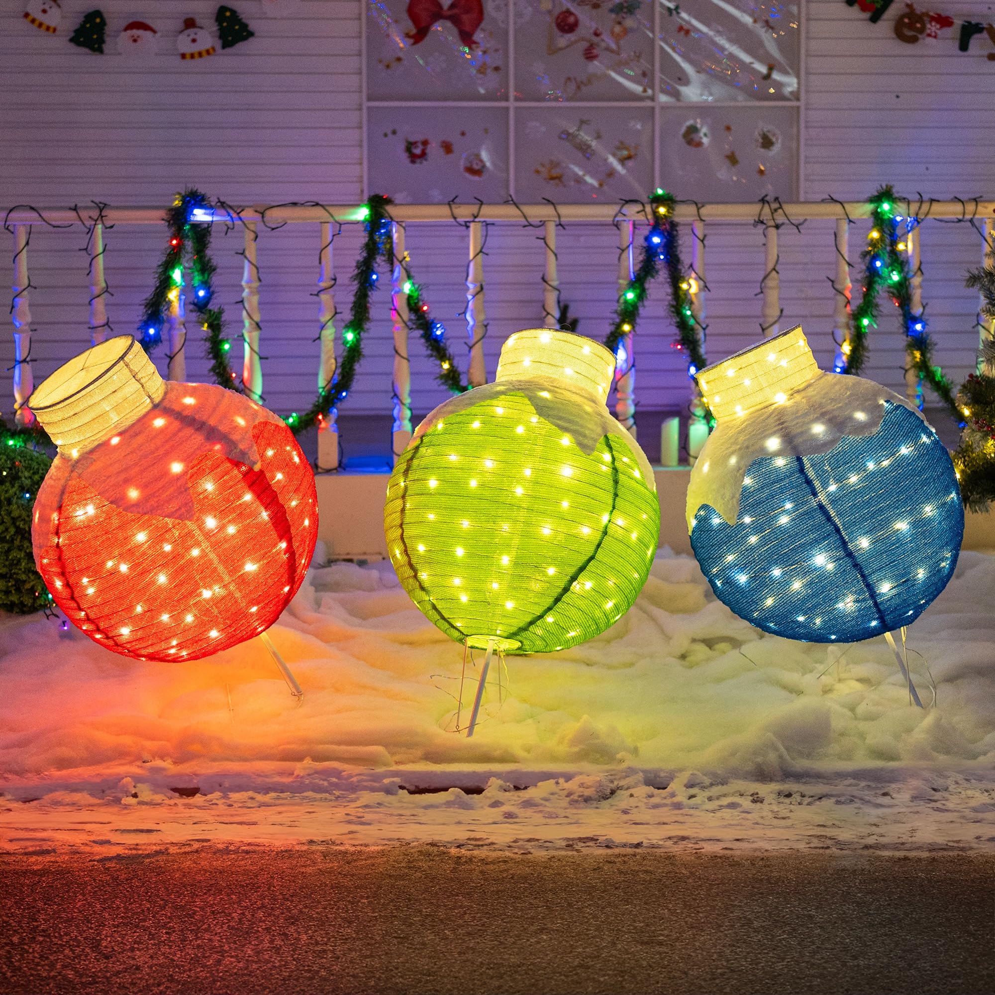 Dazzle Bright by entryway illustrating welcoming holiday decoration placement