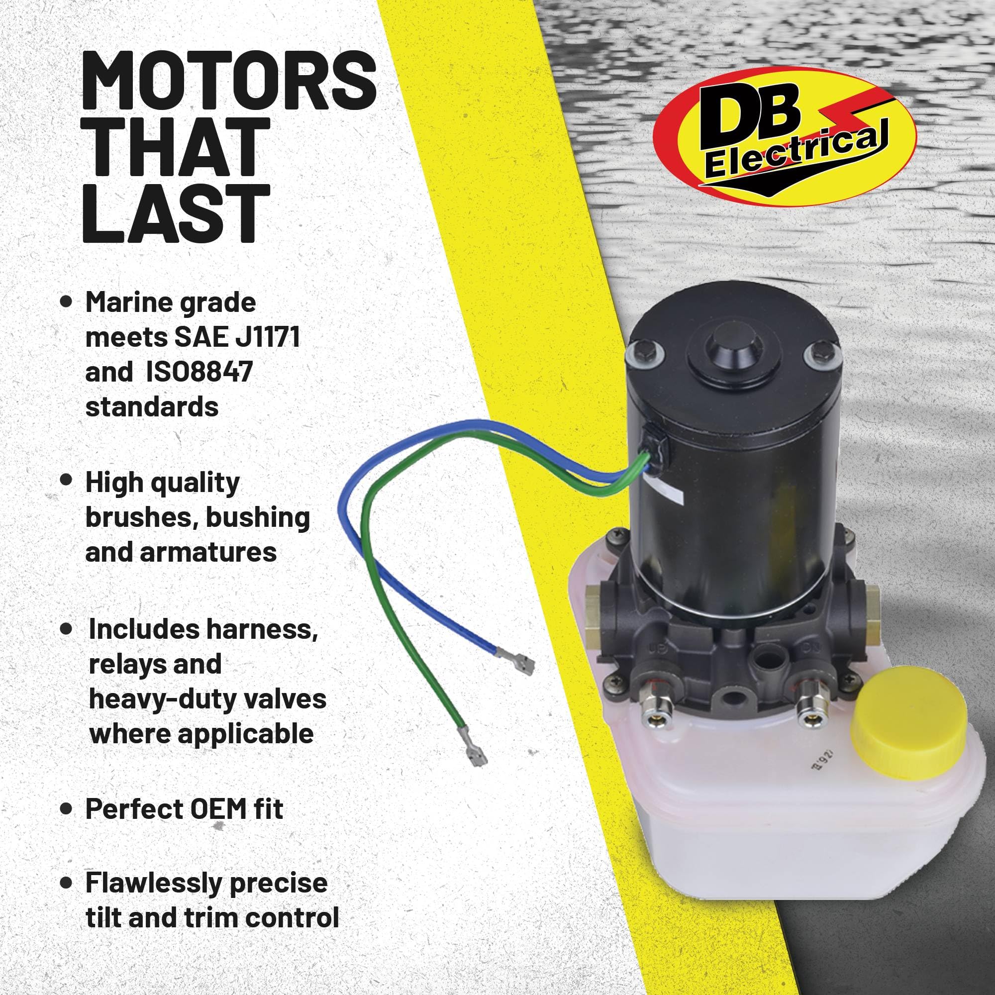 DB Electrical motor beside ruler showing dimensions for accurate sizing