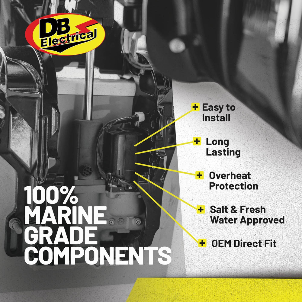 DB Electrical motor installed on boat Power Pole Pro demonstrating ready operation