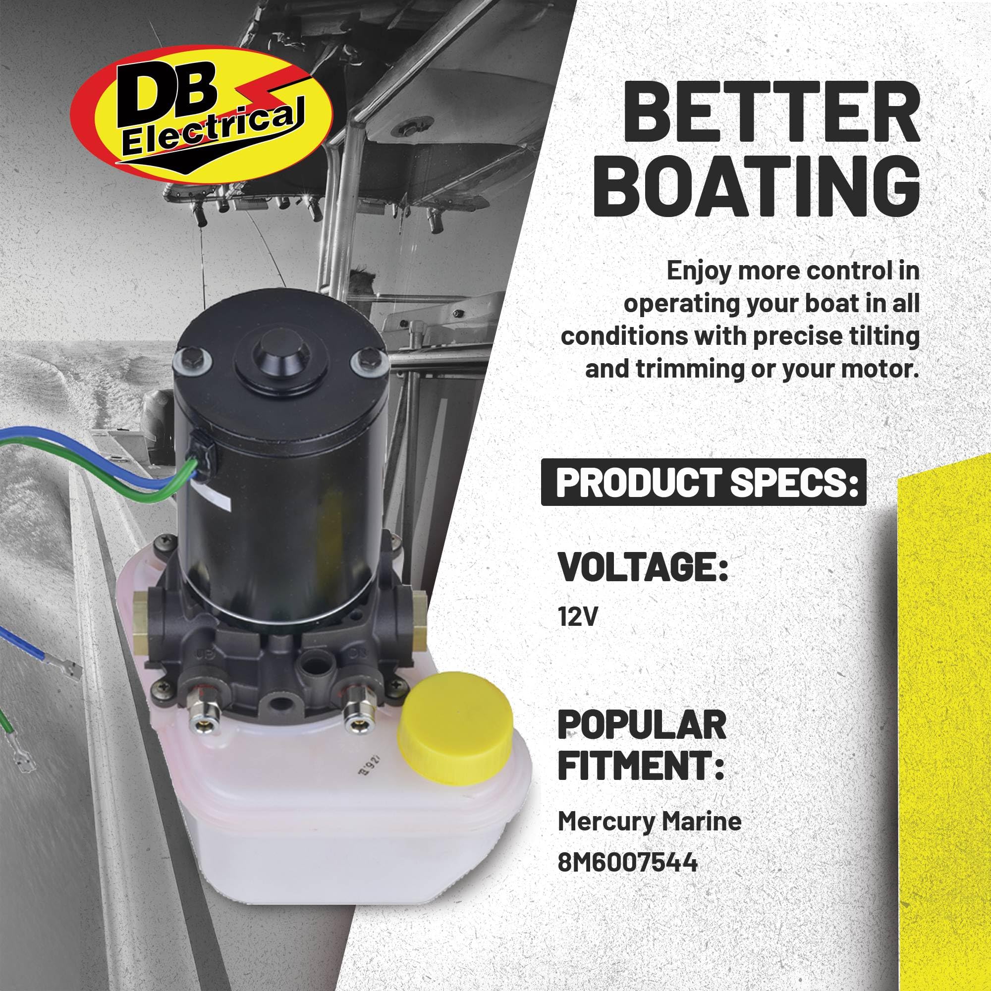 DB Electrical motor side profile showing compact design and durable housing benefit