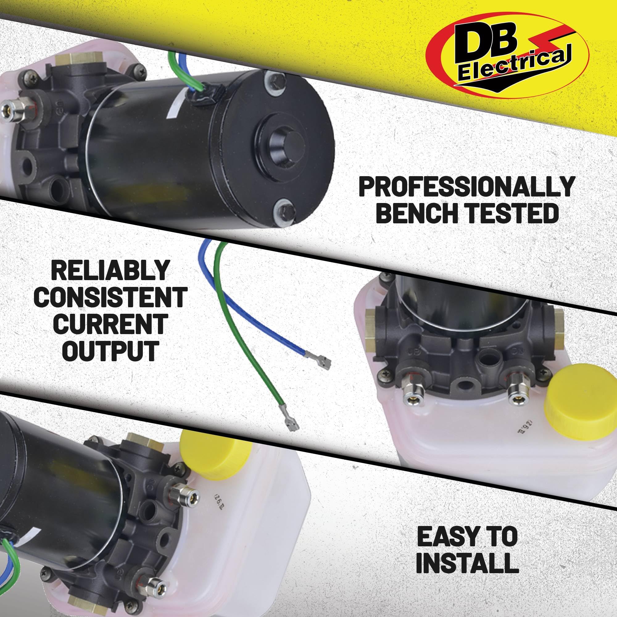 DB Electrical motor attached to pump and reservoir assembly for correct fitment