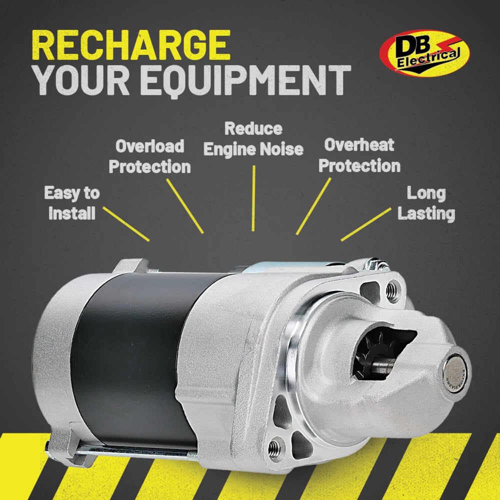 DB Electrical starter mounting flange detail for precise bolt alignment