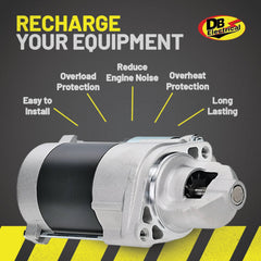 DB Electrical starter mounting flange detail for precise bolt alignment
