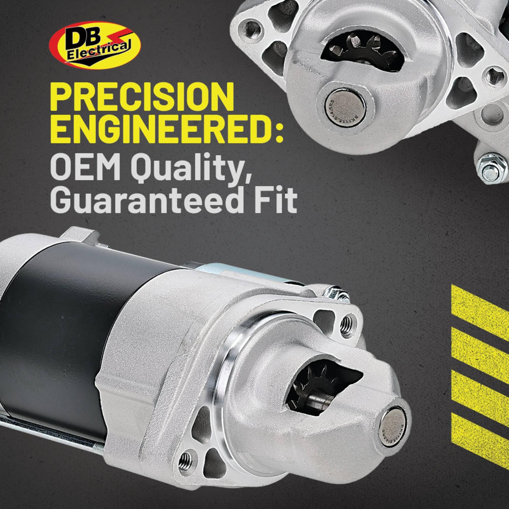 DB Electrical starter rear terminal detail with clear electrical access benefit