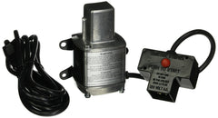 DB Electrical starter front view showing mounting ears and connectors for easy replacement