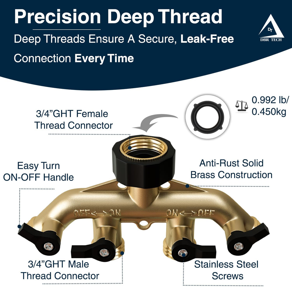 DBR Tech side profile showing balanced water-flow design and compact form