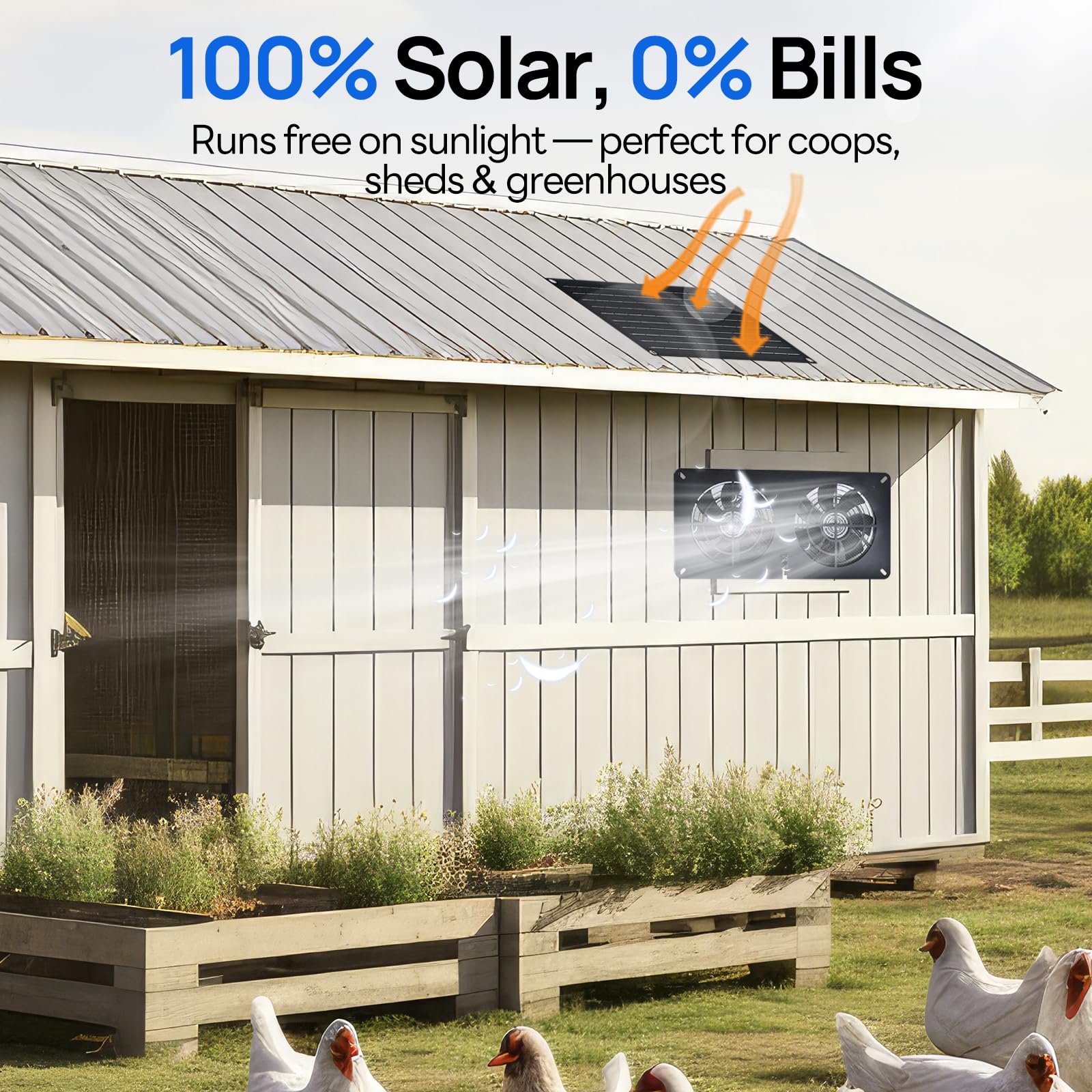 DC HOUSE solar panel close-up highlighting sturdy frame and sun capture