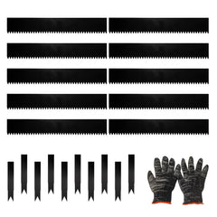 DCLFIRMX front view of 10-pack steel edging showing neat garden boundary